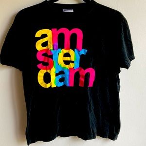 Amsterdam Neon Graphic Tee